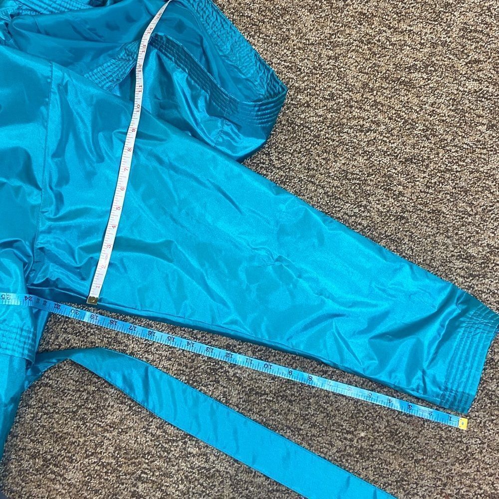 Worthington Essentials Vibrant Blue Turquoise Outerwear Jacket Size 8 - Picture 9 of 16